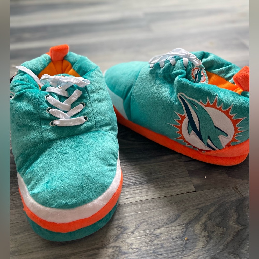 Miami Dolphins Sneaker Slippers MENS